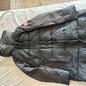 Canada goose long black puffer